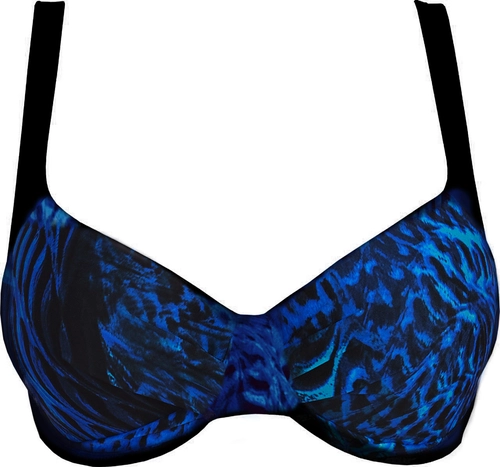 470367 Бюстгальтер купальный (Черный, 80C)