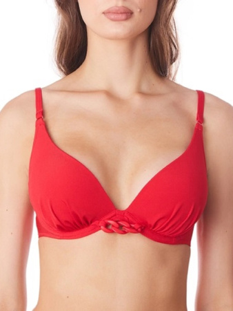 470392 Бюстгальтер купальный (Рубиново-красный, 85B)