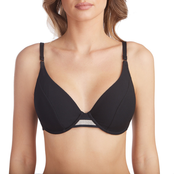 470317 Бюстгальтер купальный (Черный, 85C)