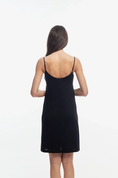 9404 Сорочка ночная женская (Черный, 84-90од.-170/176)