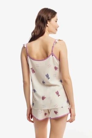 9490 Топ пижамный женский (Набивной, 170-96-104)