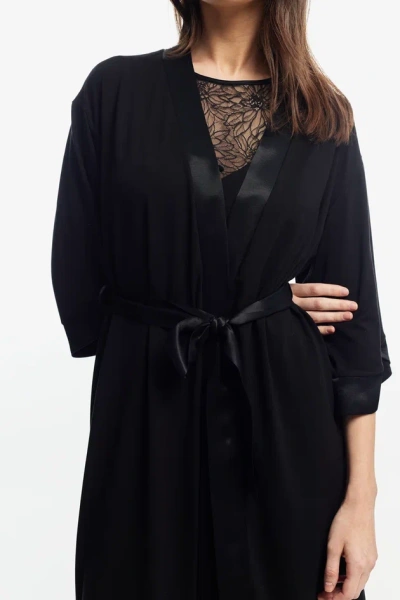 9415 Пеньюар женский (Черный, 84-90од.-170/176)