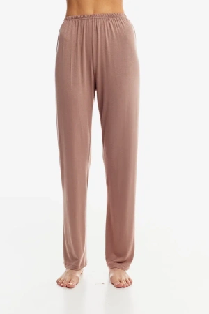 9486 Брюки пижамные женские (кофейно-розовый, 170/176-94)