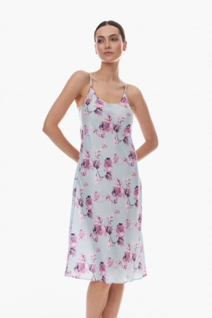 9522 Сорочка ночная женская (Голубой наб., 170-88-96)