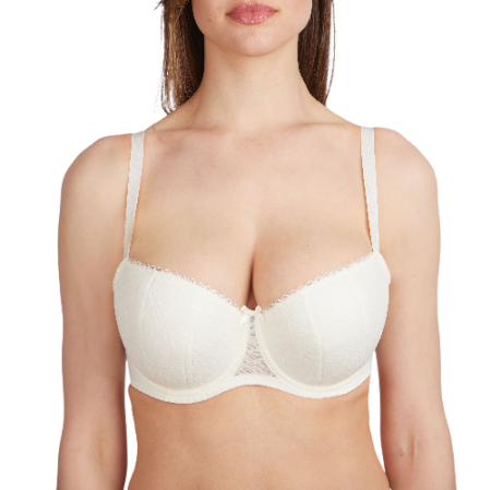 124950 Бюстгальтер (Приг. белый, 90E)