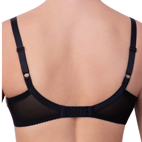 127520 Бюстгальтер (Черный с нюдом, 70E)