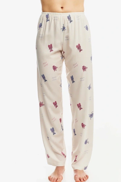 9493 Брюки пижамные женские