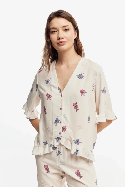 9492 Куртка пижамная женская