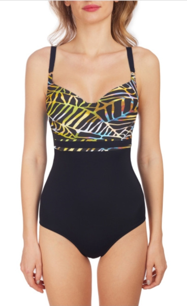 400138 Купальник (Черный наб., 46H)