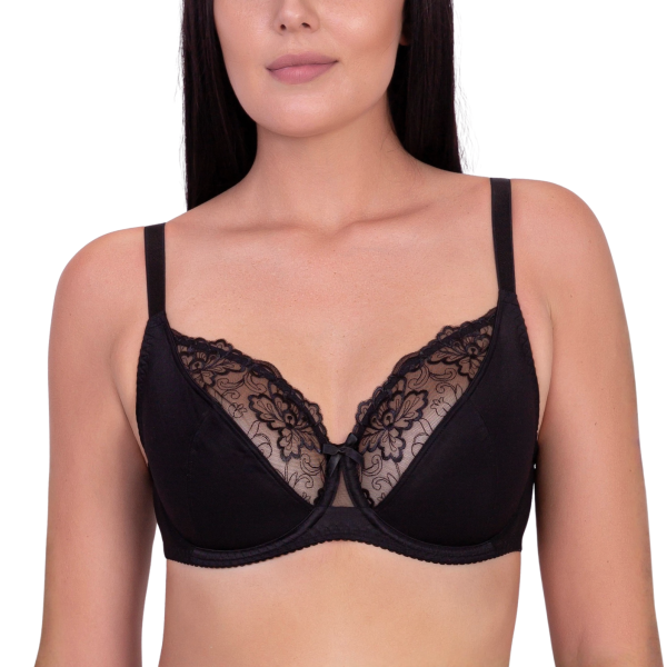 127500 Бюстгальтер (Черный, 75F)