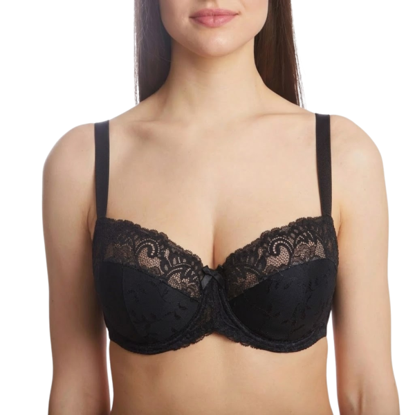 117321 Бюстгальтер (Черный с нюдом, 70D)