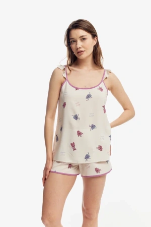 9490 Топ пижамный женский (Набивной, 170-96-104)