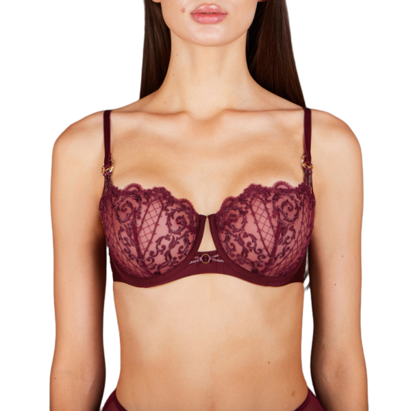 770243 Бюстгальтер (Розовый гранат, 70E)