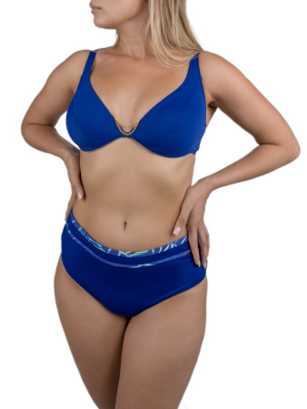 470322 Бюстгальтер купальный (Синий, 85E)