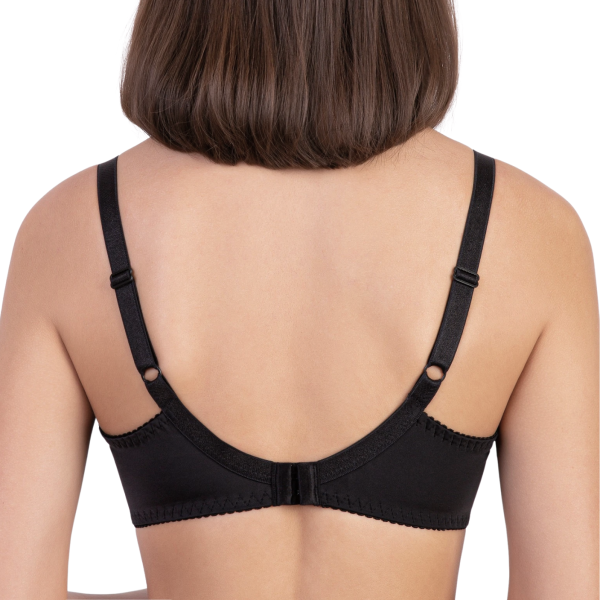 127610 Бюстгальтер (Черный с нюдом, 80C)