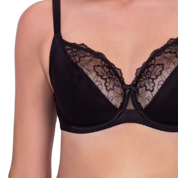 127500 Бюстгальтер (Черный, 75F)