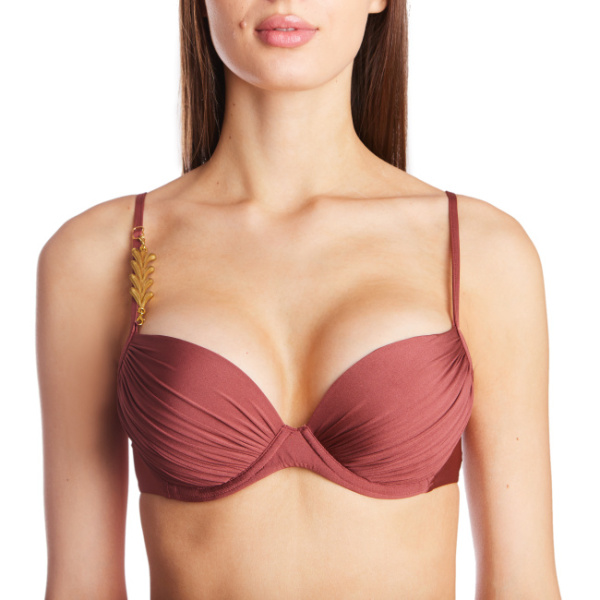 750084 Бюстгальтер купальный (Винтажная роза, 70A)