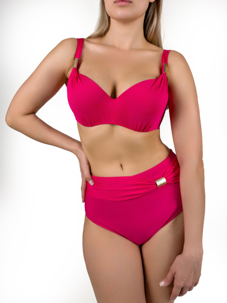 480305 Трусы купальные женские (Неоновый розовый, 118тр.)