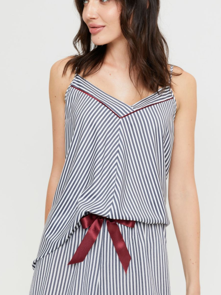 9258 Топ пижамный женский (Приг.бел-наб, 96-104од.-170/176)