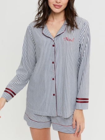 9260 Куртка пижамная женская (Приг.бел-наб, 104-112о-170/176)