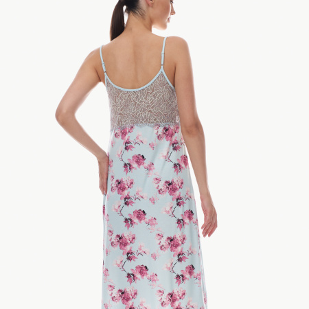 9510 Сорочка ночная женская (Голубой наб., 170/176-92-98)