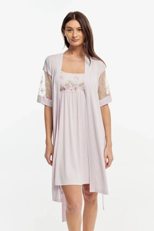 9489 Пеньюар женский (Водяная лилия, 170/176-120-126)