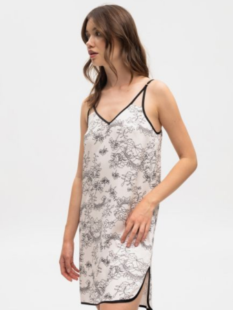 9344 Сорочка ночная женская (Сереб.пион наб., 170-84-92)