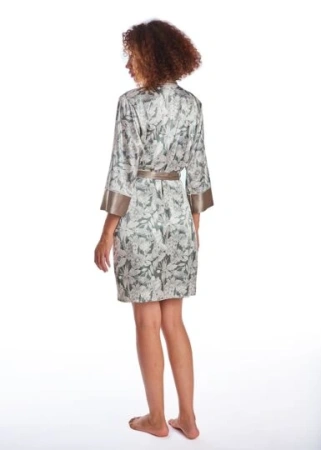 380214 Халат женский (Сливочный набивной, 170-104-112)