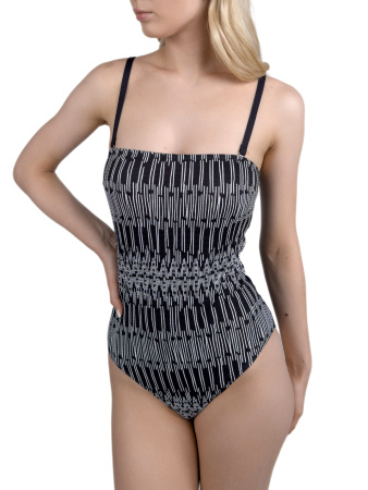 400131 Купальник (Черный наб., 40A)