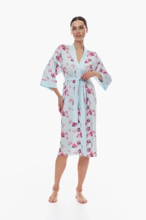 9521 Пеньюар женский (Голубой наб., 170/176-108-114)