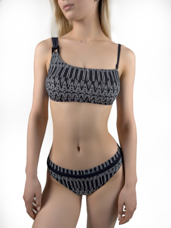 470351 Бюстгальтер купальный (Черный наб., 70B)