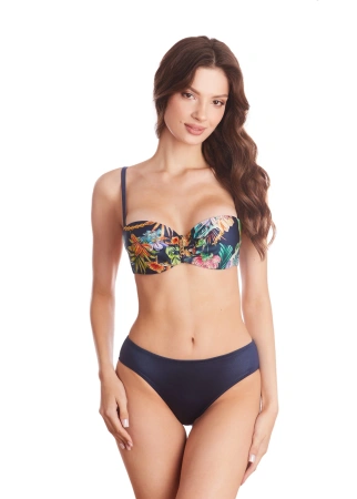 470400 Бюстгальтер купальный (Синий наб., 80E)