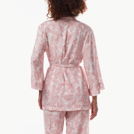 9558 Куртка пижамная женская (Приг. белый, 170-104-112)