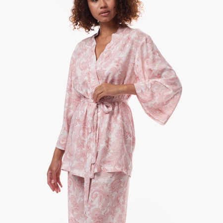 9558 Куртка пижамная женская (Приг. белый, 170-104-112)