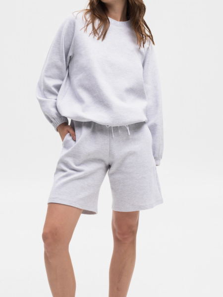 9363 М Шорты женские (Серый меланж, 170-98)